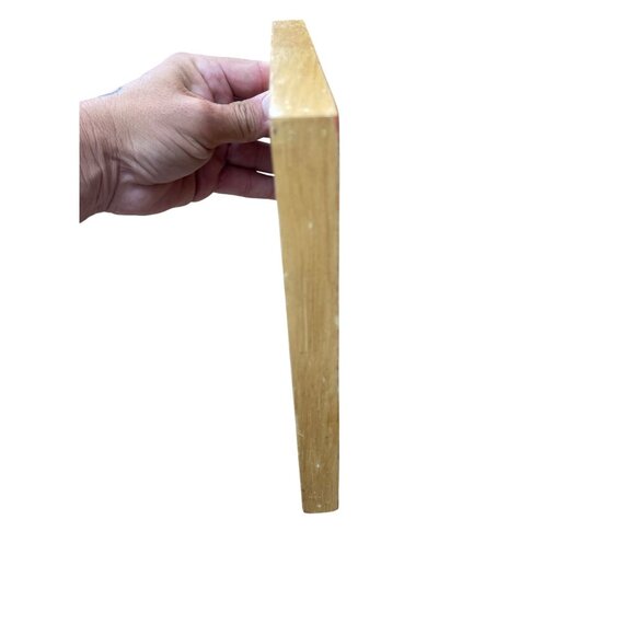 Decorative rubber Wood Framed silver metal sun design wall art decor 8x8x1 SKU 9 - Picture 4 of 11